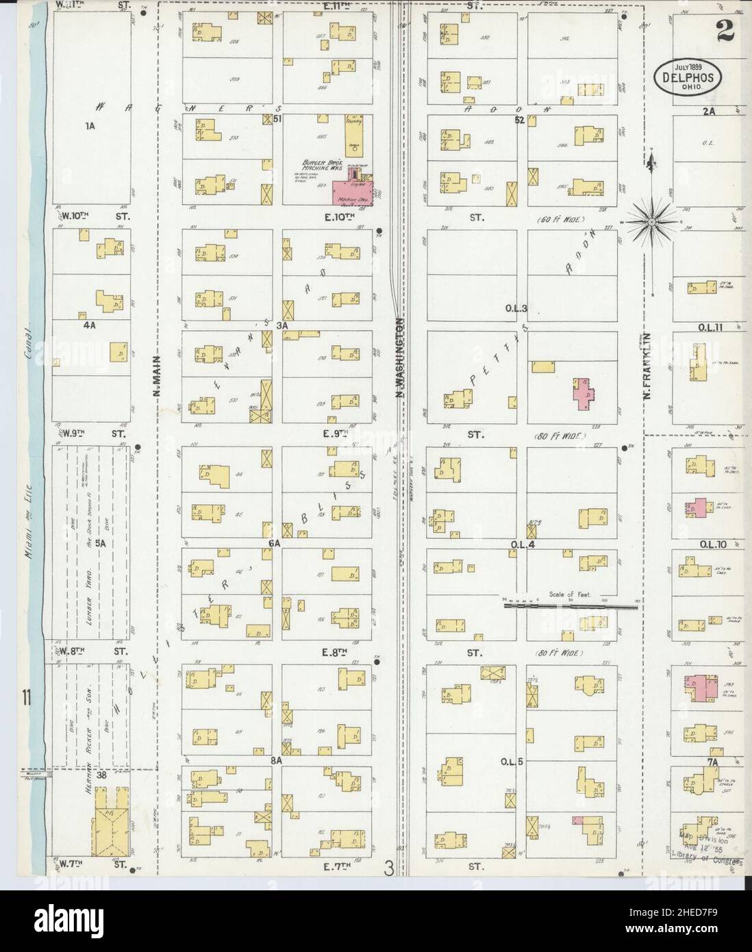 Van wert ohio map hires stock photography and images Alamy