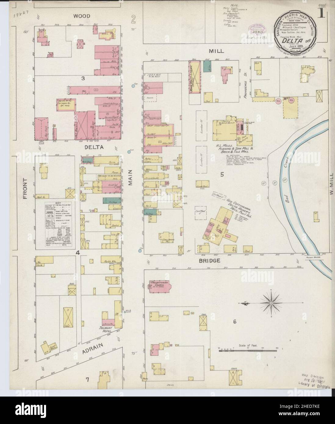 Map of delta ohio hires stock photography and images Alamy