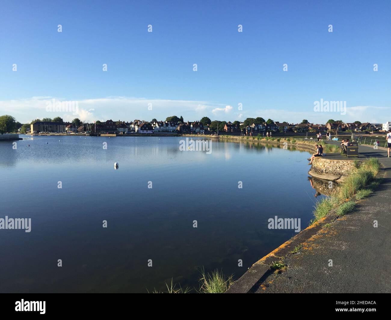 File photo dated 27/05/18 of Emsworth Mill Pond, part of Chichester Harbour. Rising temperature in UK waters is leading to a boom in a bacteria linked to gastroenteritis in humans, new research has found. Issue date: Monday January 10, 2022. Stock Photo