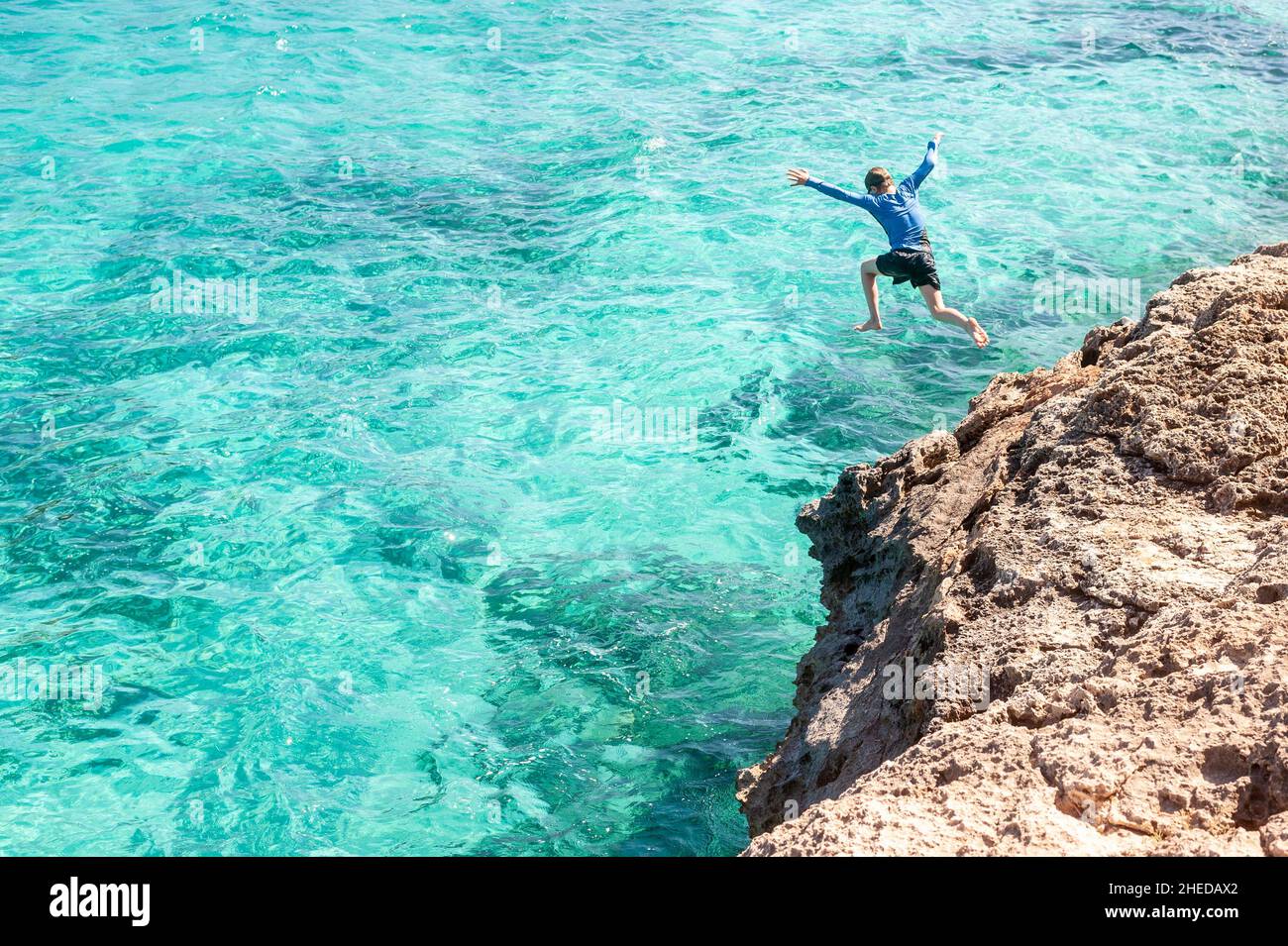 Cliff jumping mallorca hires stock photography and images Alamy