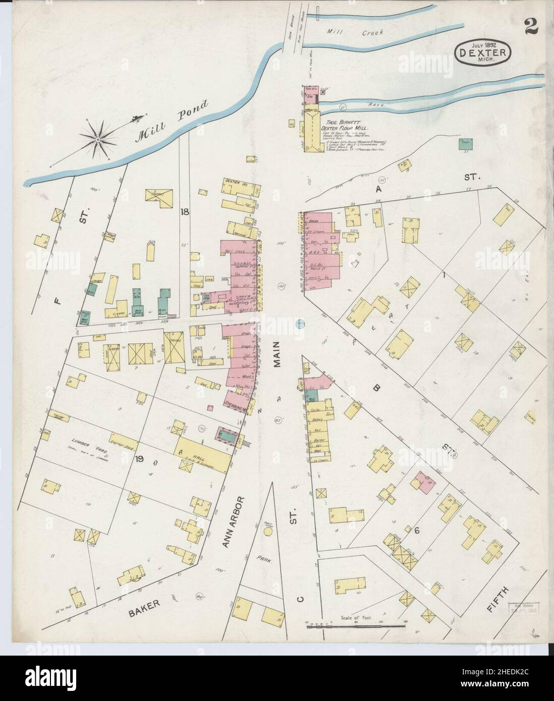 Map of dexter hires stock photography and images Alamy