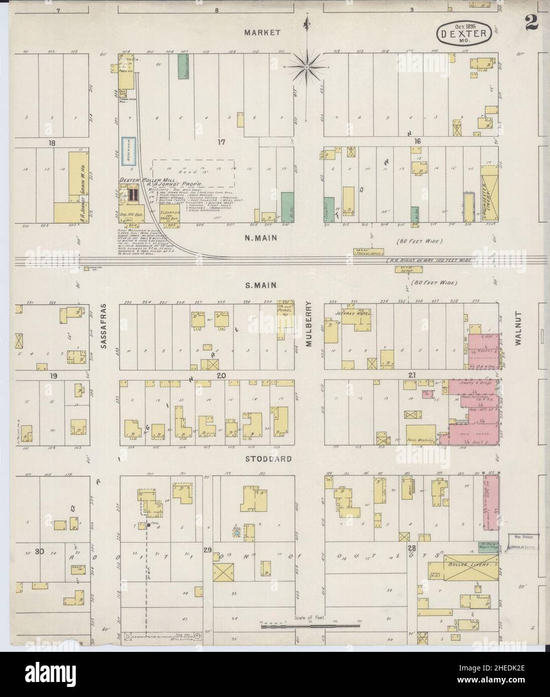 Dexter missouri map hires stock photography and images Alamy