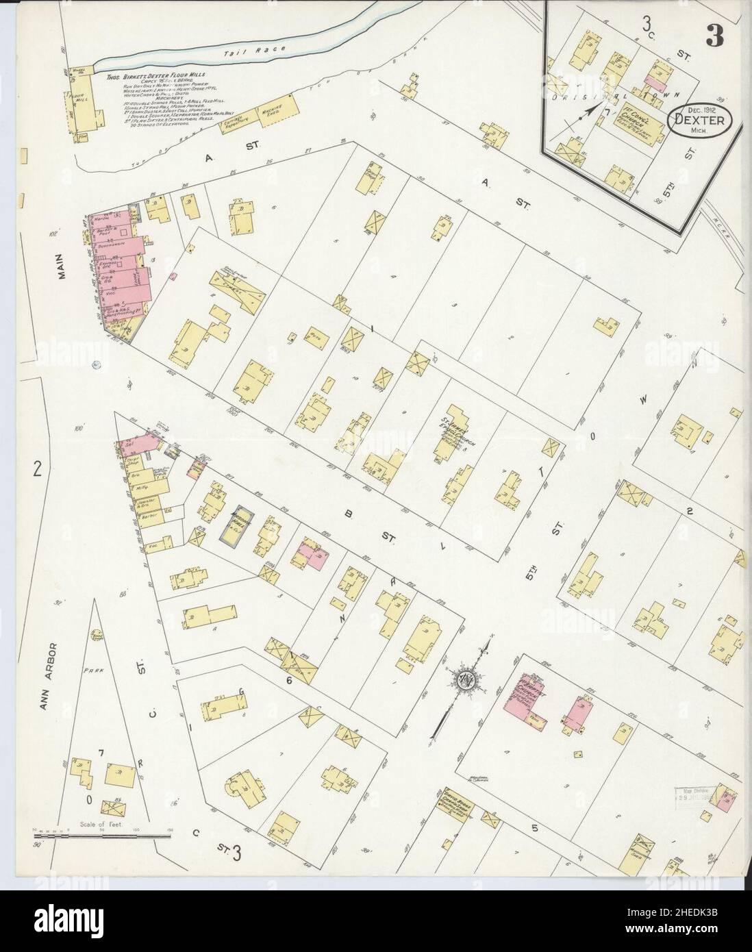 Map of dexter hires stock photography and images Alamy