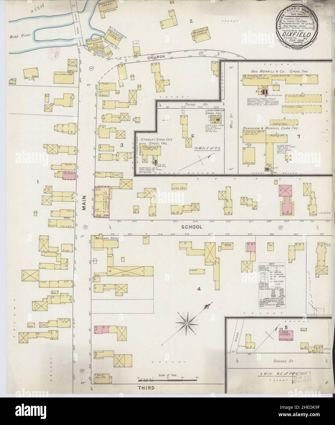 Map of dixfield hires stock photography and images Alamy