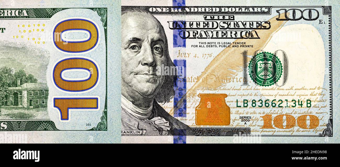 New Design 100 Dollar Bill USA Money Two Sides Photo The Largest new-design-100-dollar-bill-usa-money-two-sides-photo-the-largest