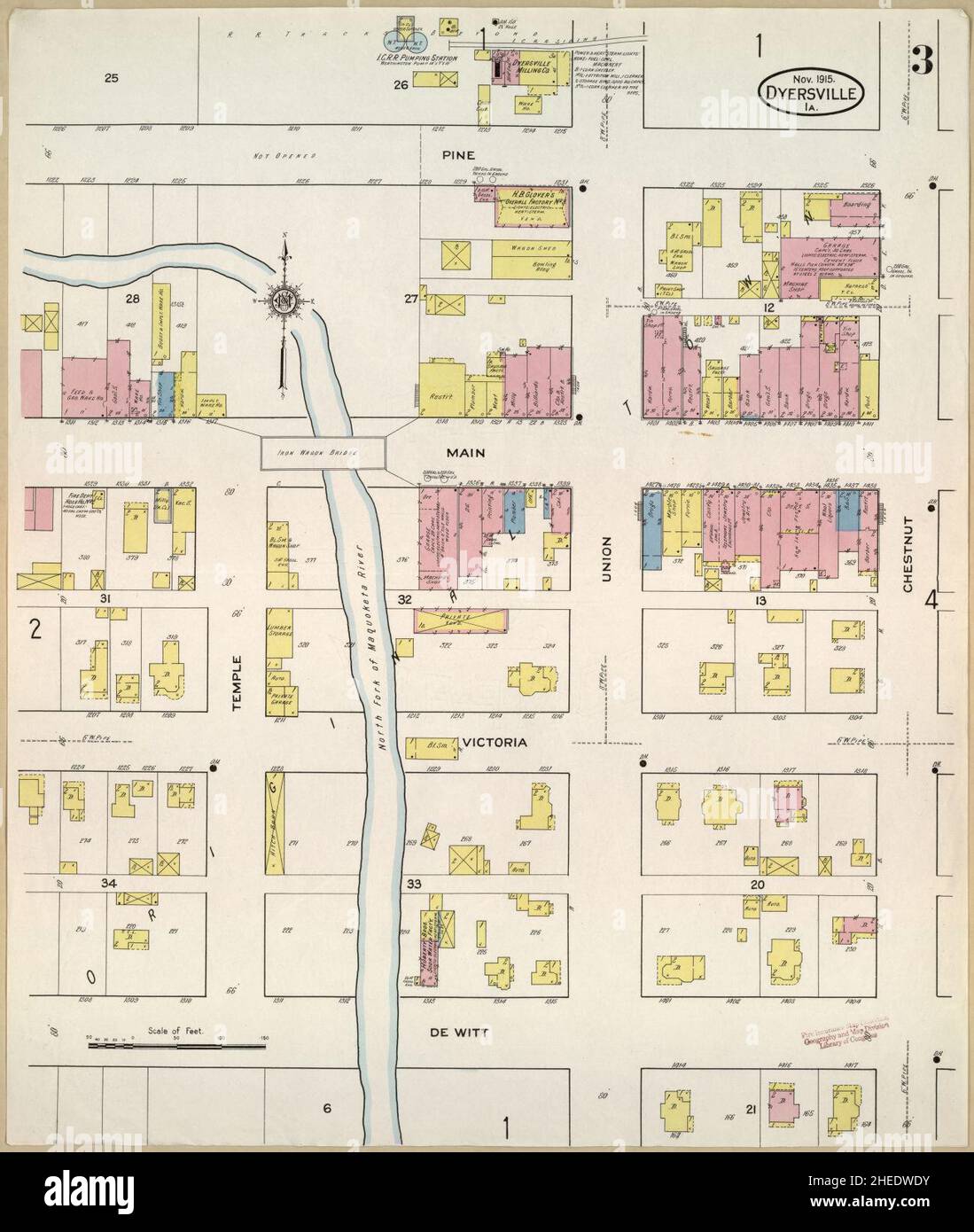 Dyersville iowa map hires stock photography and images Alamy