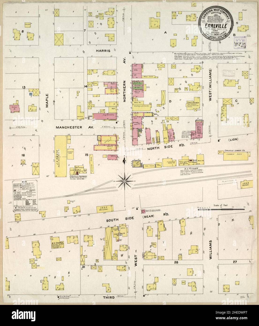 Map of earlville hires stock photography and images Alamy
