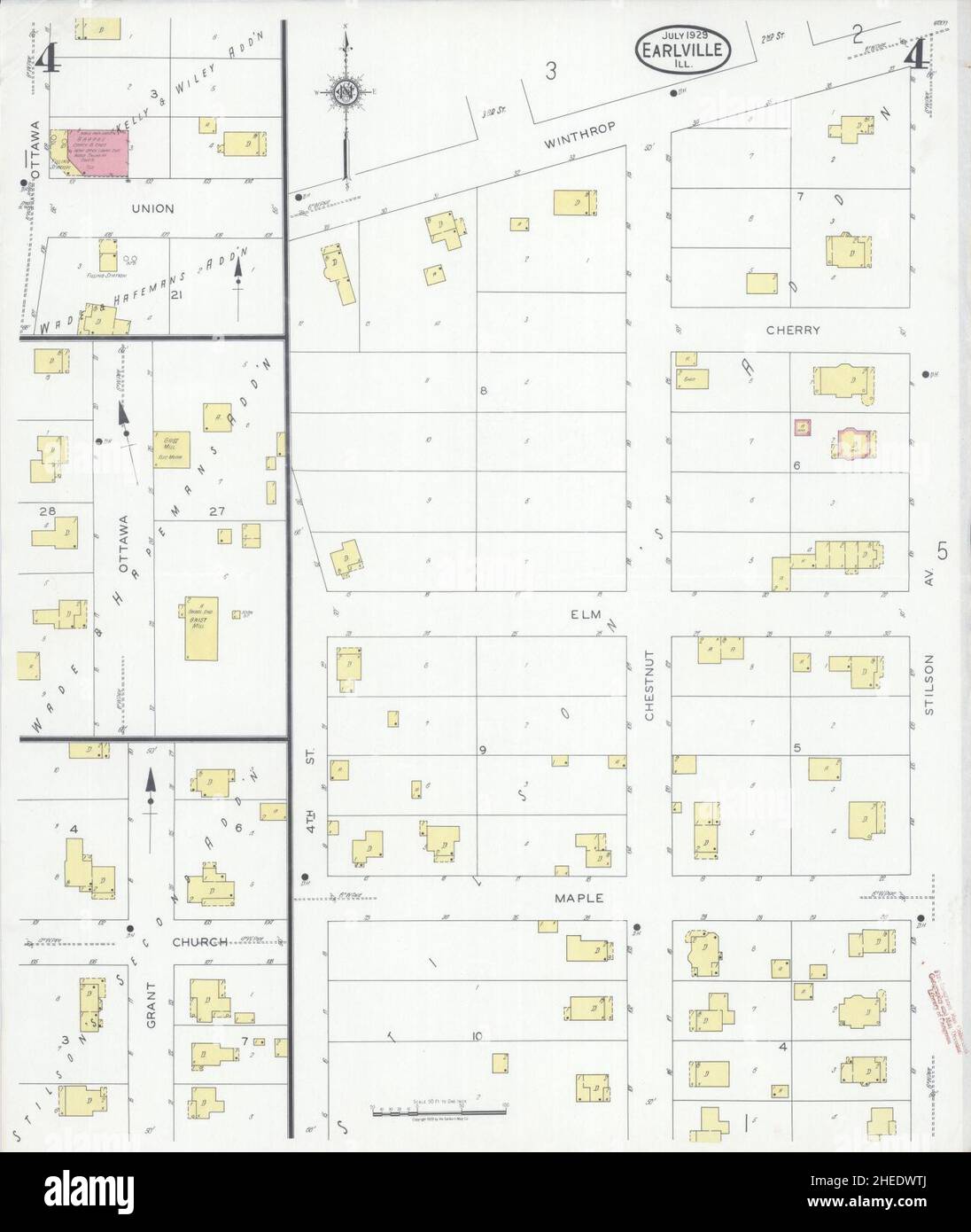 Map of earlville hires stock photography and images Alamy