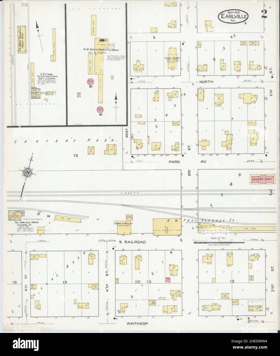 Map of earlville hires stock photography and images Alamy