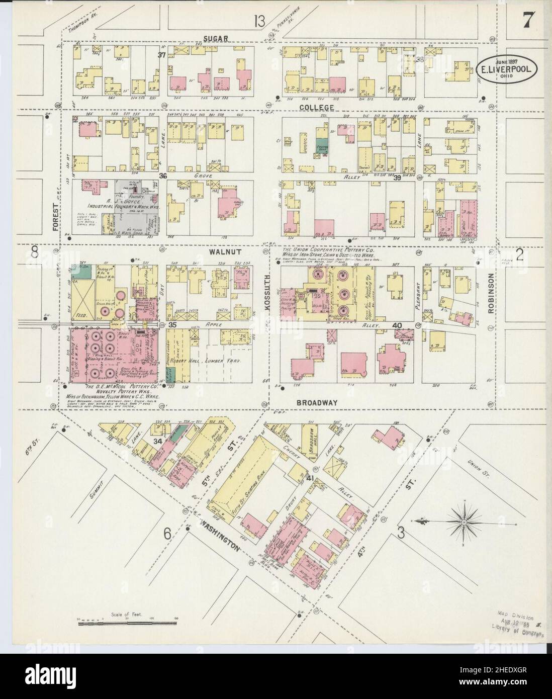 Map of east liverpool hires stock photography and images Alamy