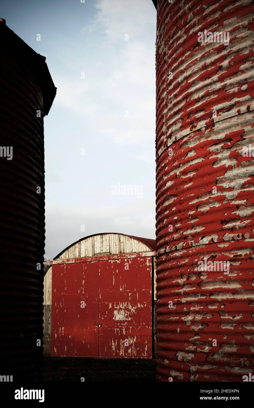 Corrugated steel buildings hires stock photography and images Alamy