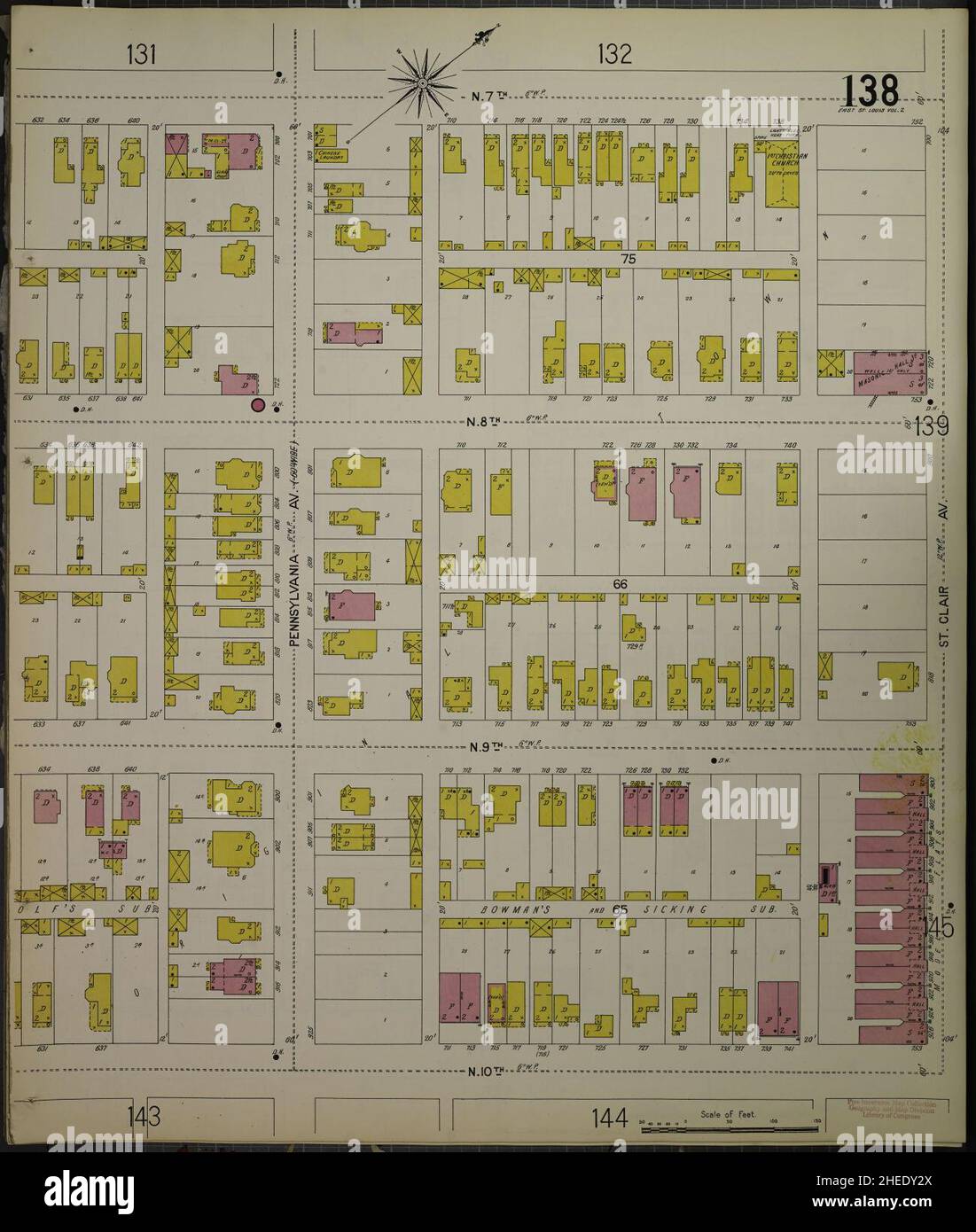 Saint clair county map hi-res stock photography and images - Alamy