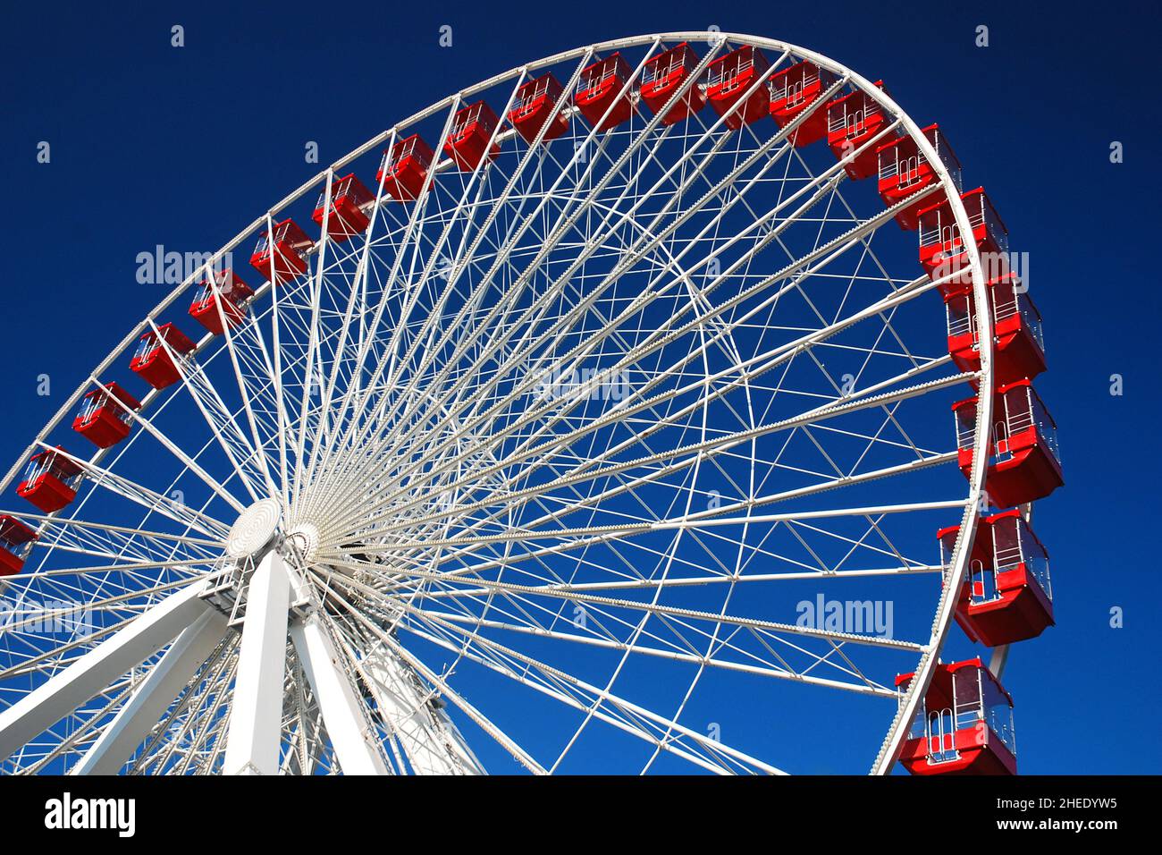 Navy Pier Ferris Wheel Stock Photo