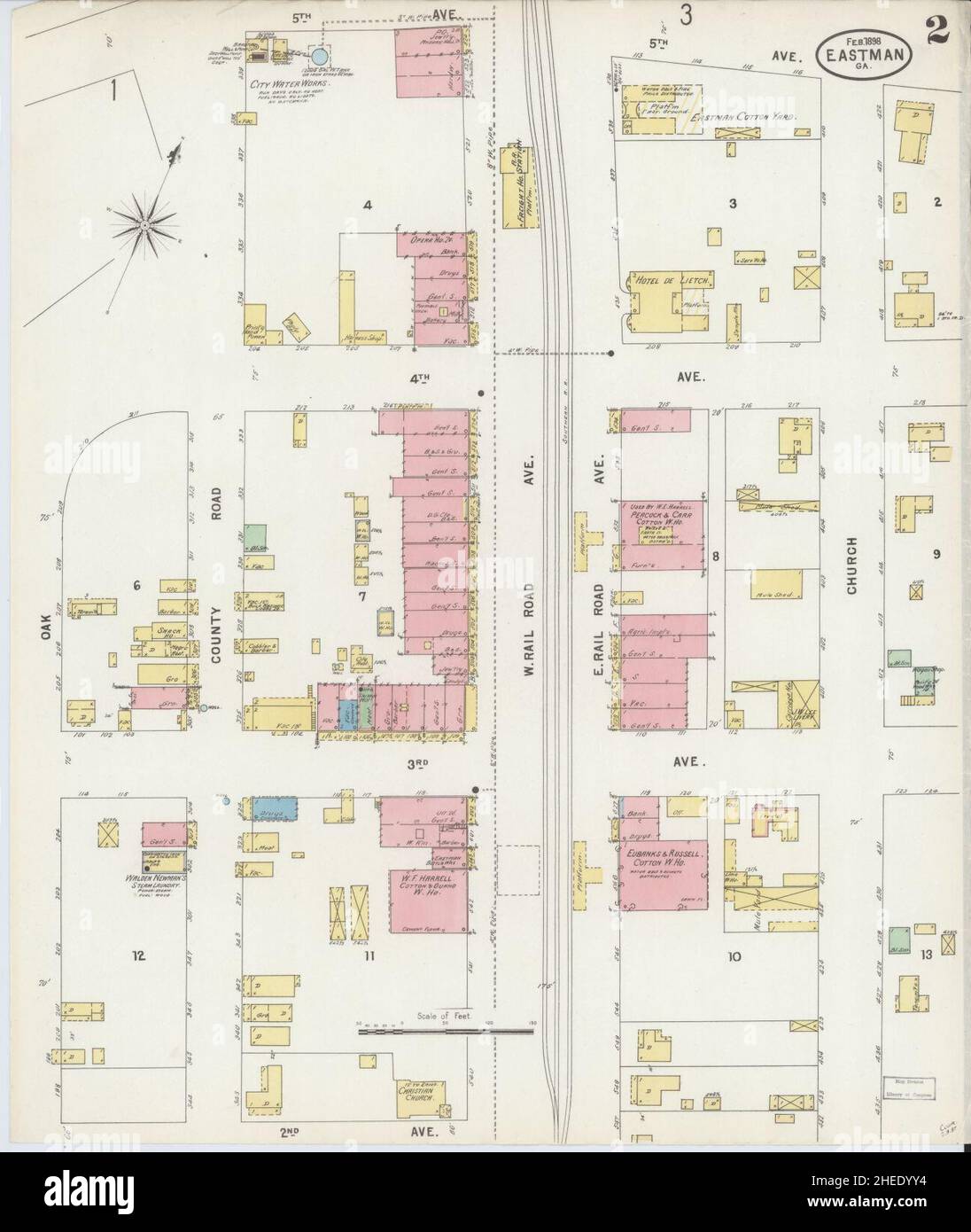 Map of eastman hires stock photography and images Alamy