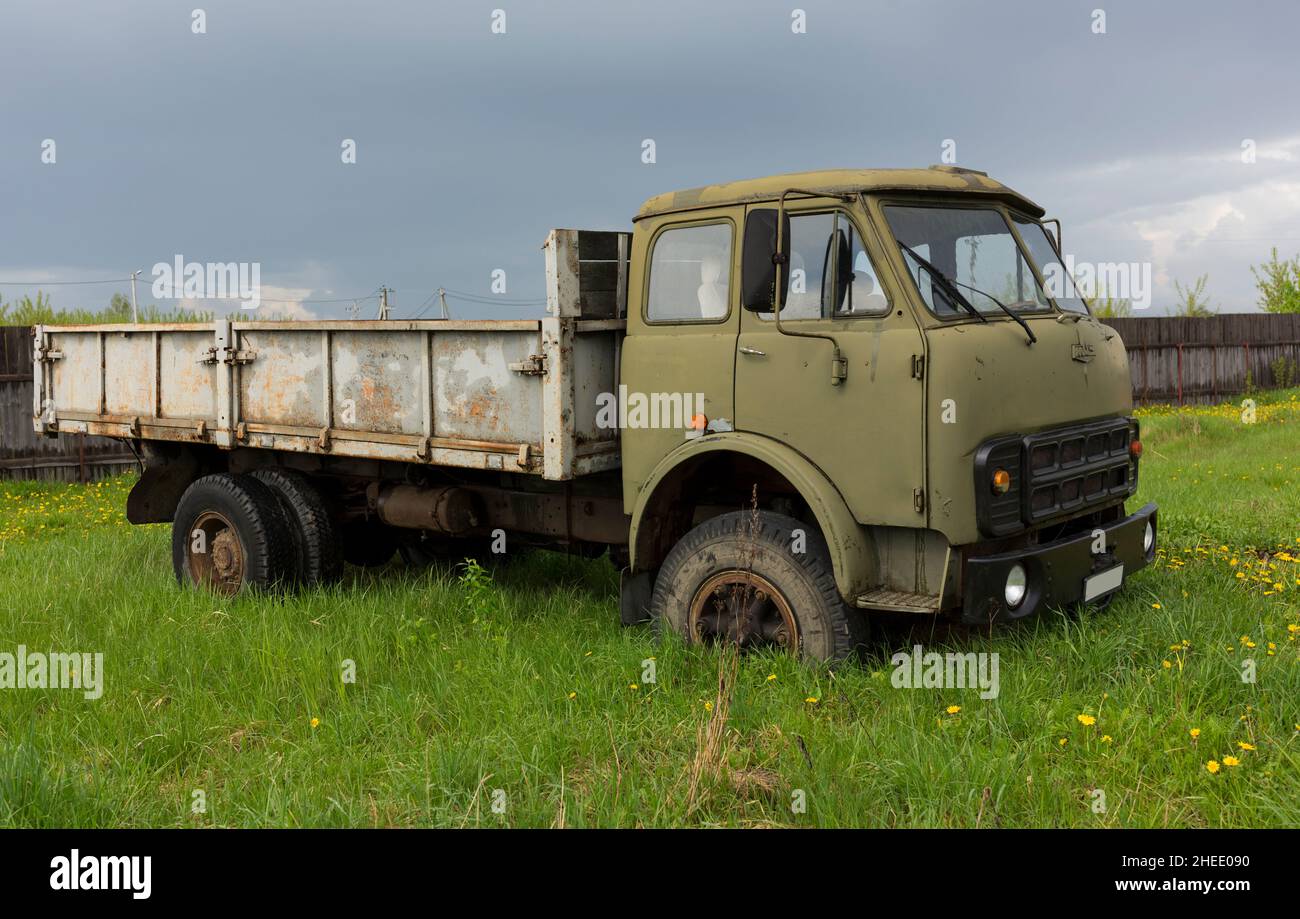 Old soviet military truck hi-res stock photography and images - Alamy