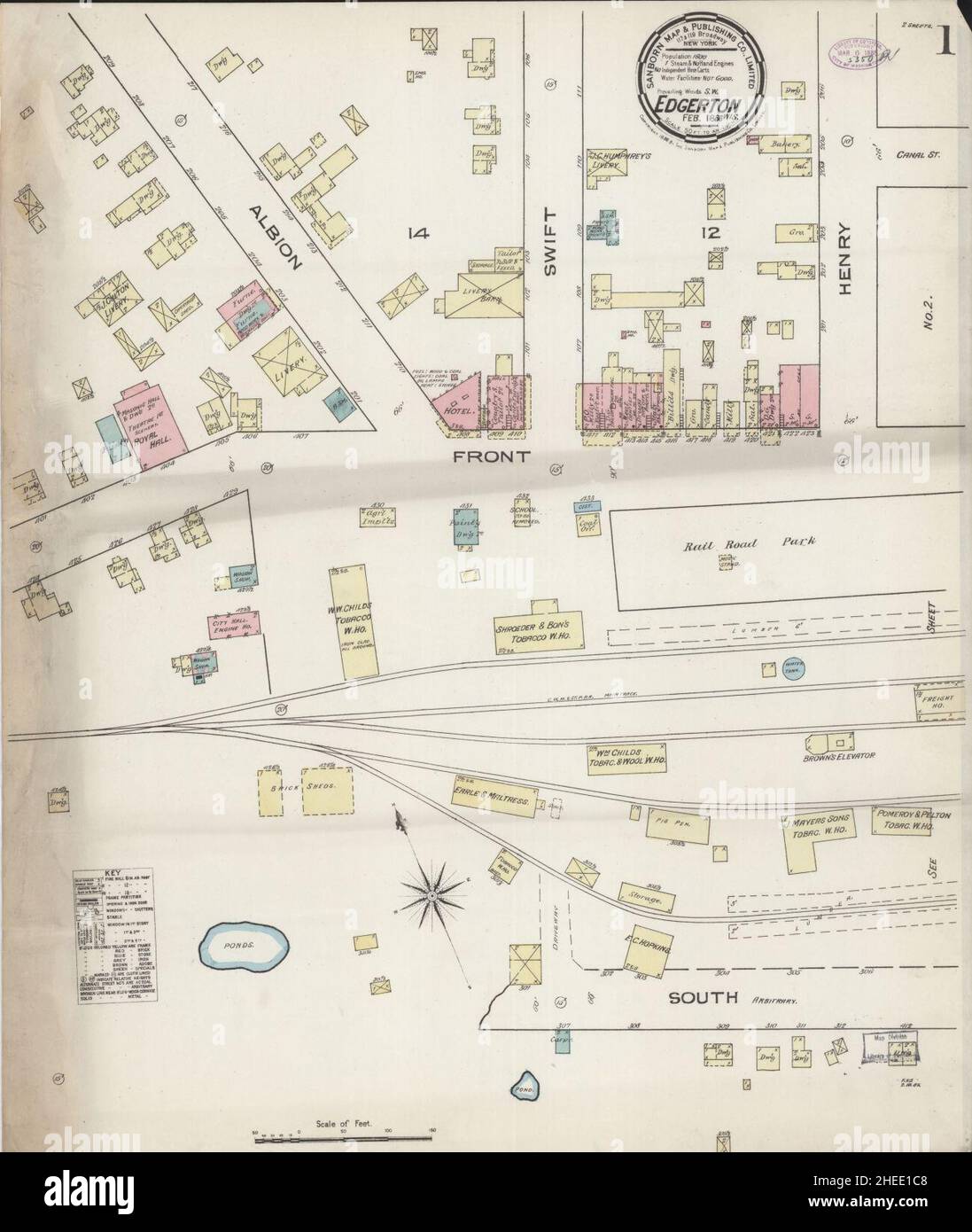 Map of edgerton wisconsin hires stock photography and images Alamy