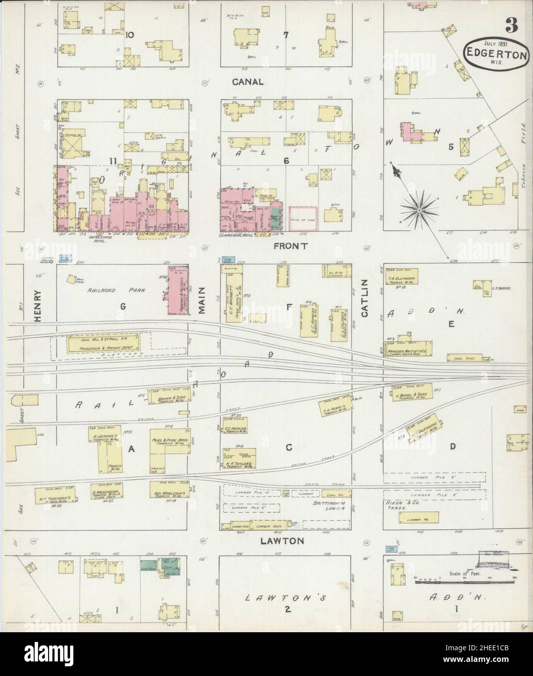 Edgerton map hires stock photography and images Alamy