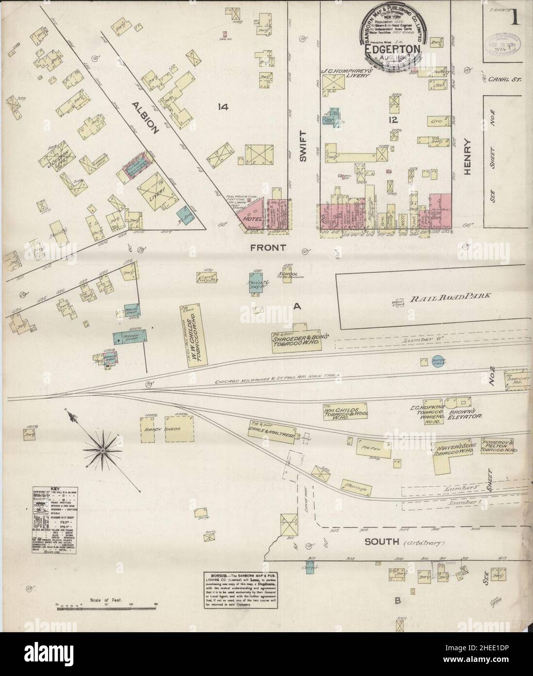 Map of edgerton wisconsin hires stock photography and images Alamy