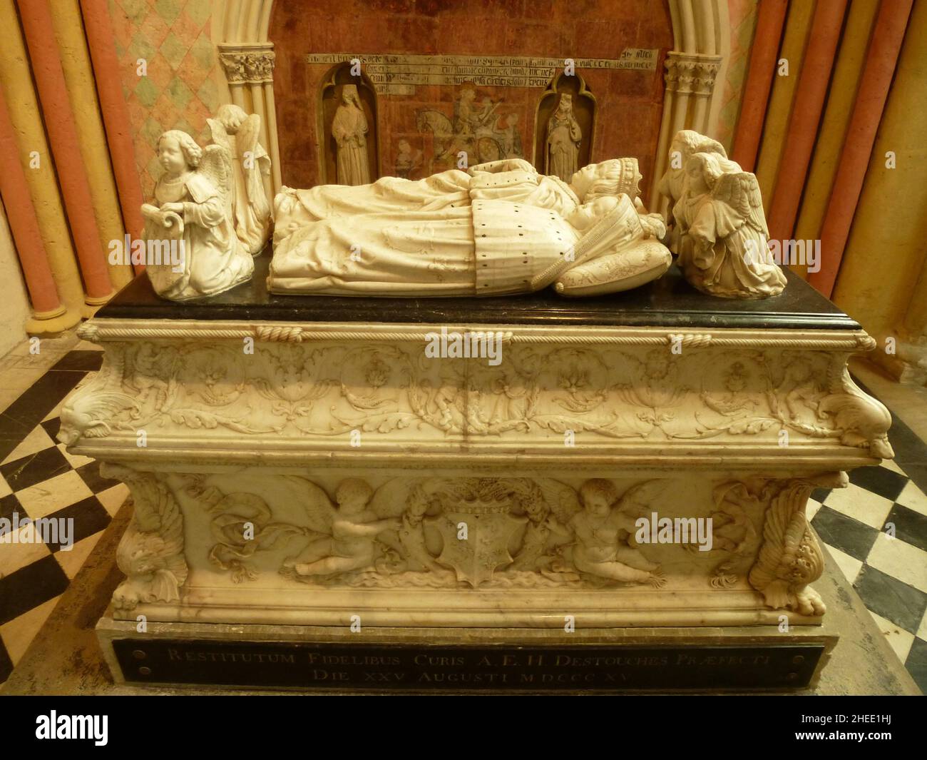 Tomb of the two children of Charles VIII, Tours Stock Photo