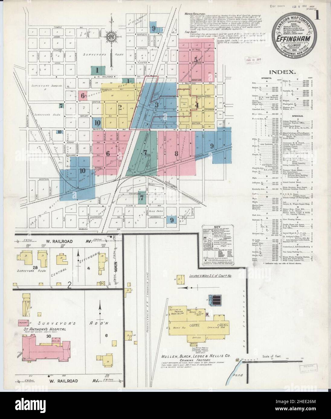 Map of effingham hi-res stock photography and images - Alamy