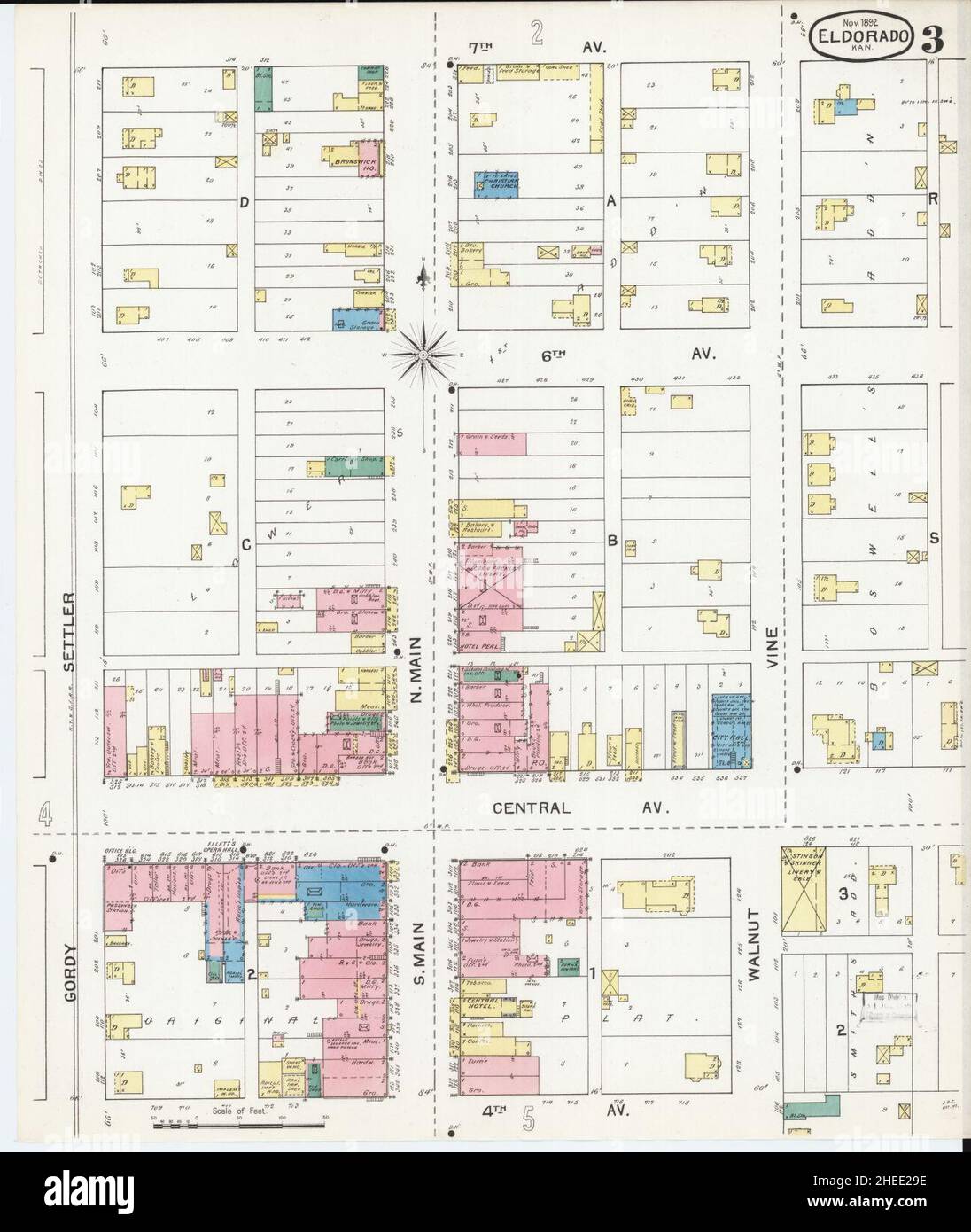 Map of el dorado kansas hires stock photography and images Alamy