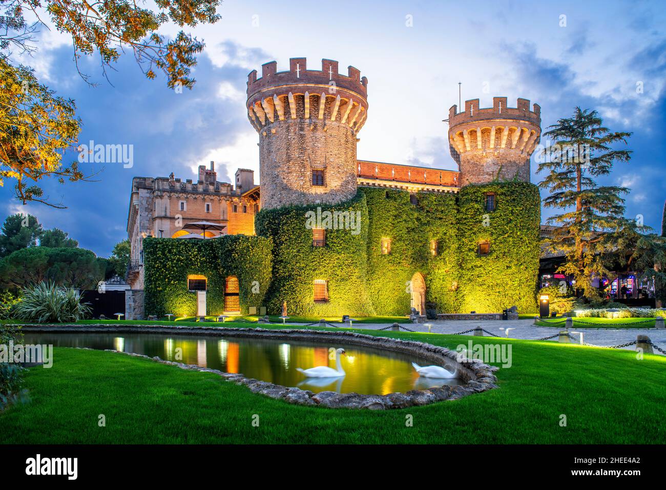 The Peralada castle is located in Peralada Catalonia Spain. It was