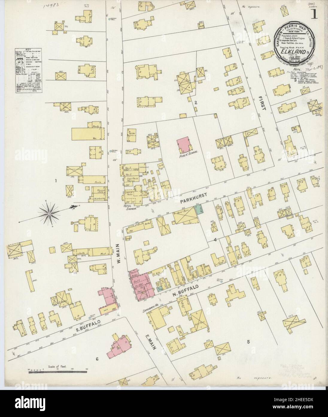 Map of elkland hires stock photography and images Alamy