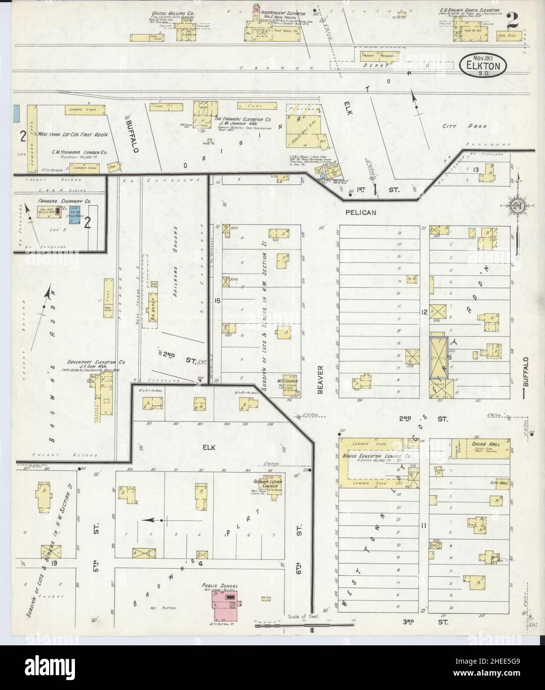 Map of brookings south dakota hires stock photography and images Alamy