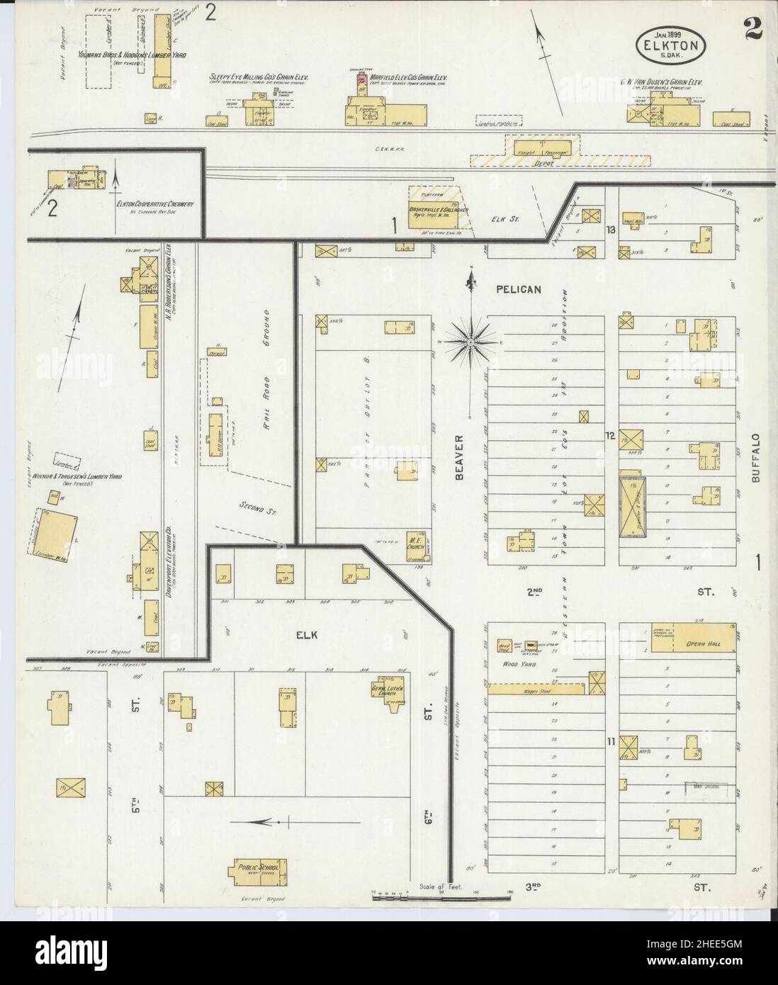 Map of brookings south dakota hires stock photography and images Alamy