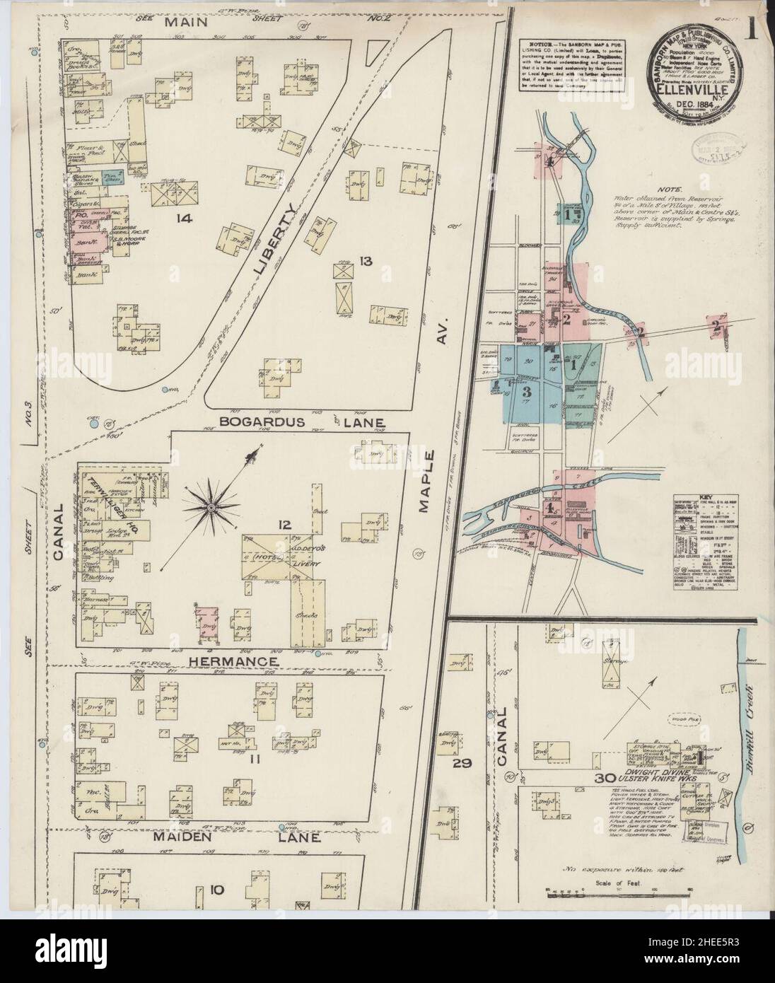 Map of ellenville hires stock photography and images Alamy