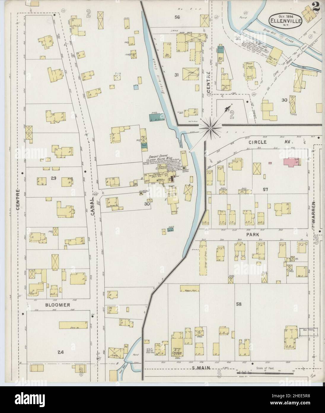 Map of ellenville hires stock photography and images Alamy