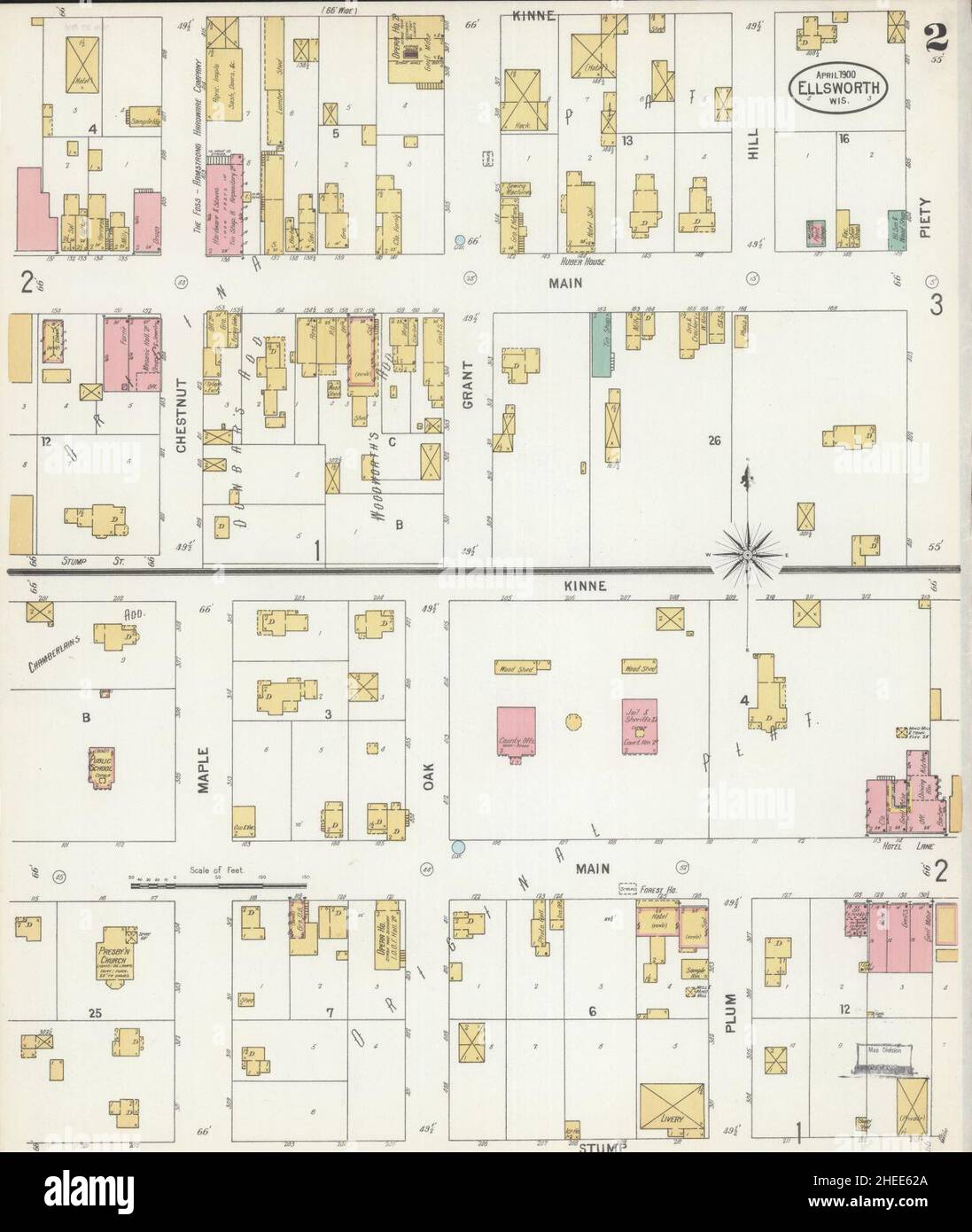 Map of ellsworth wisconsin hires stock photography and images Alamy