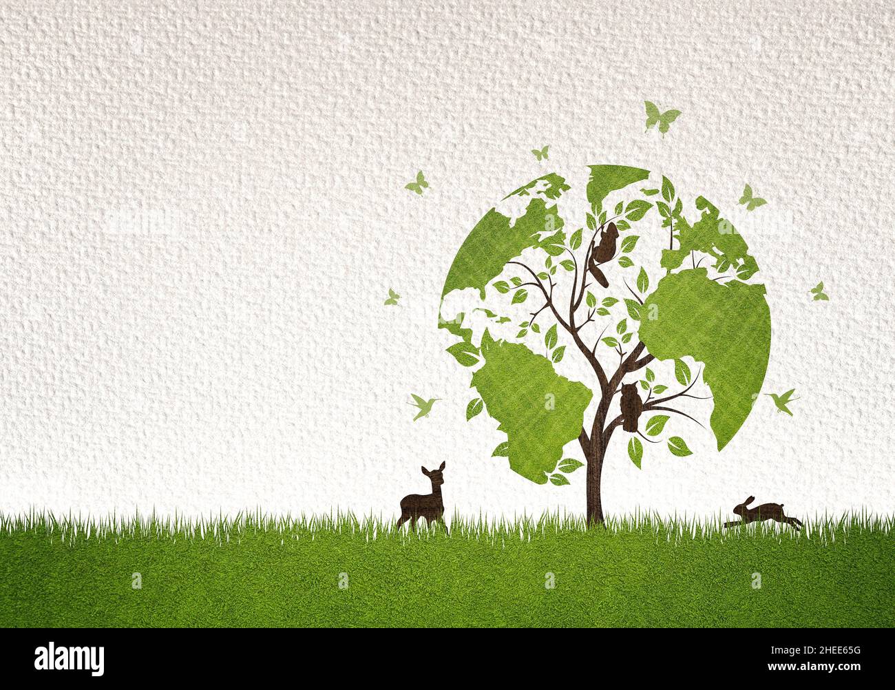 Planet earth plants cut out hi-res stock photography and images - Alamy