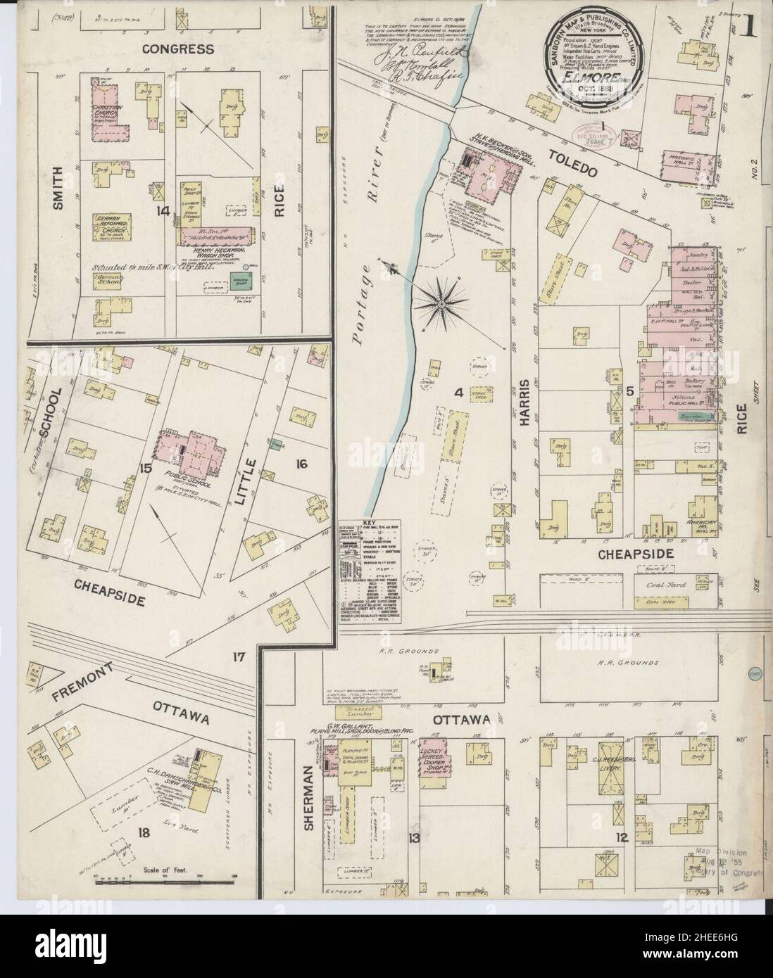 Elmore ohio map hires stock photography and images Alamy