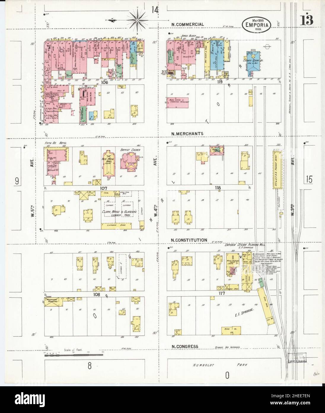 Emporia map hires stock photography and images Alamy