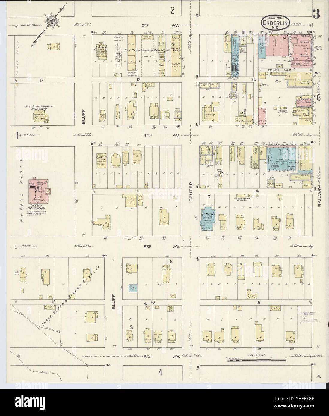 Map of enderlin hires stock photography and images Alamy