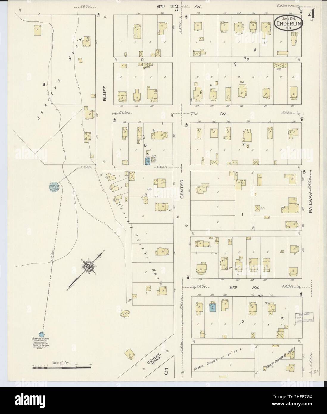 Map of enderlin hires stock photography and images Alamy