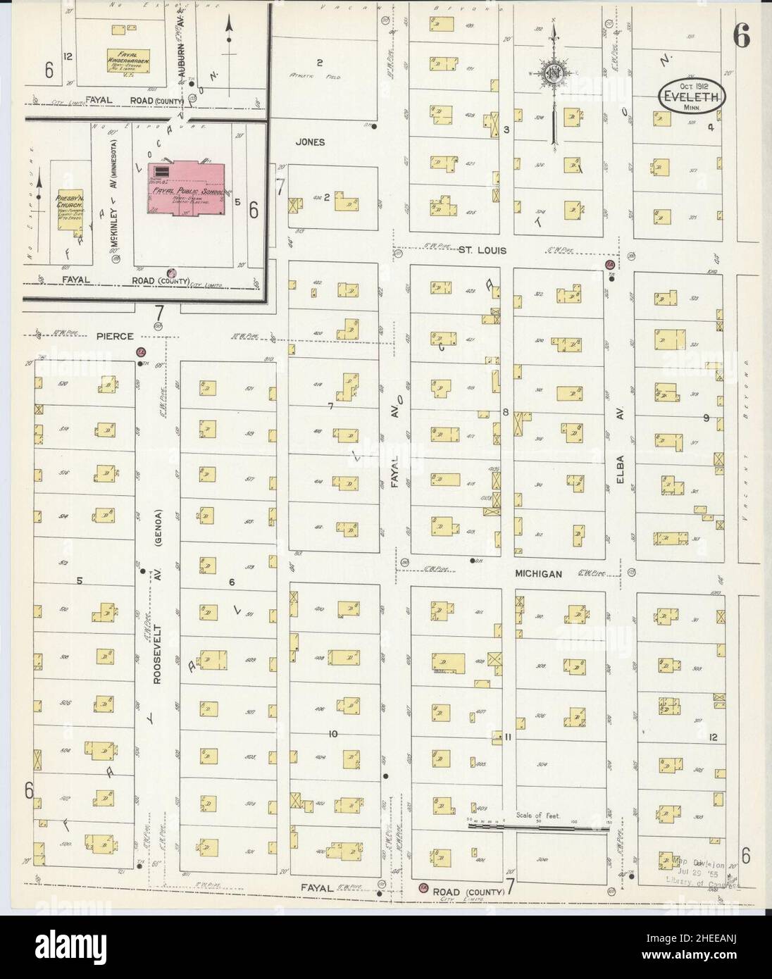 Map of eveleth minnesota hires stock photography and images Alamy