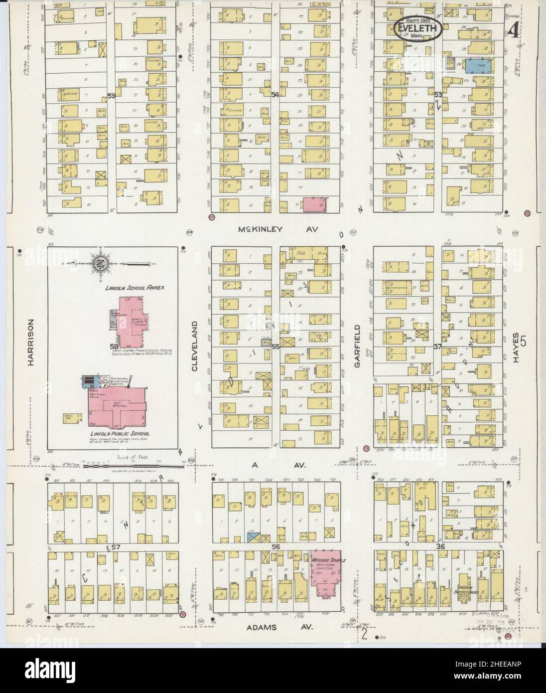Map of eveleth minnesota hires stock photography and images Alamy