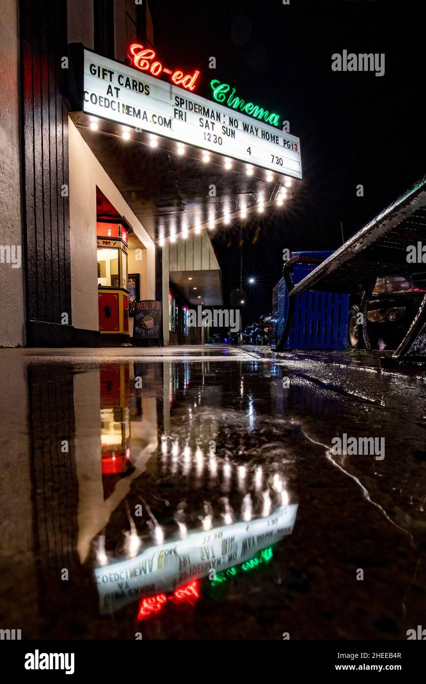 Old movie theater marquee hires stock photography and images Alamy