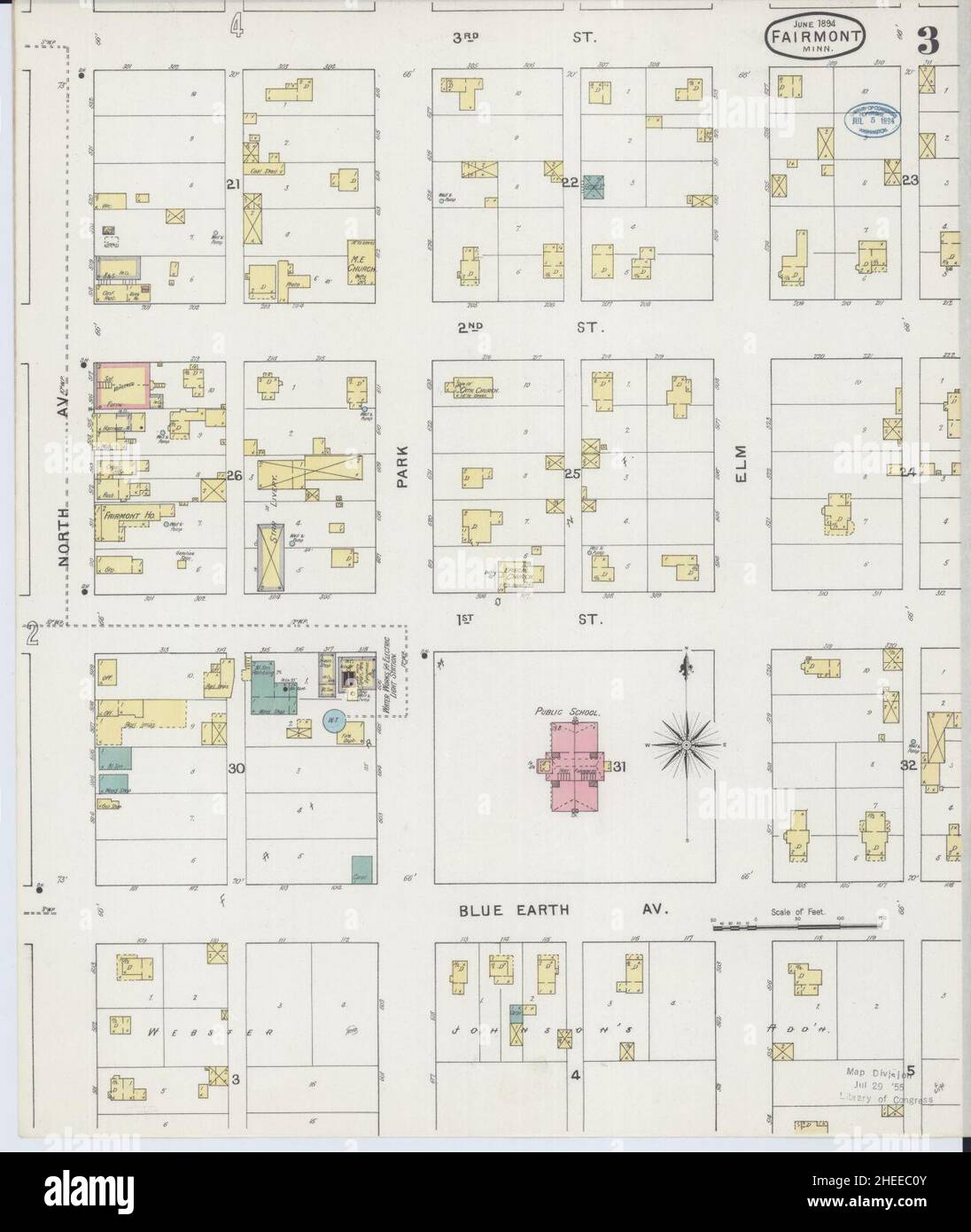 Map of fairmont minnesota hires stock photography and images Alamy