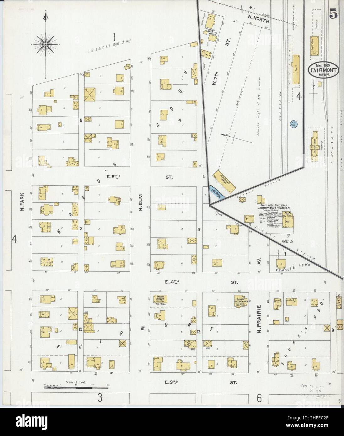 Map of fairmont minnesota hires stock photography and images Alamy