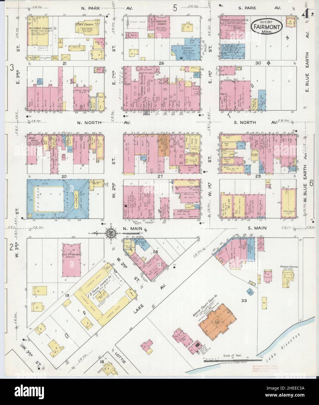 Map of fairmont hires stock photography and images Alamy