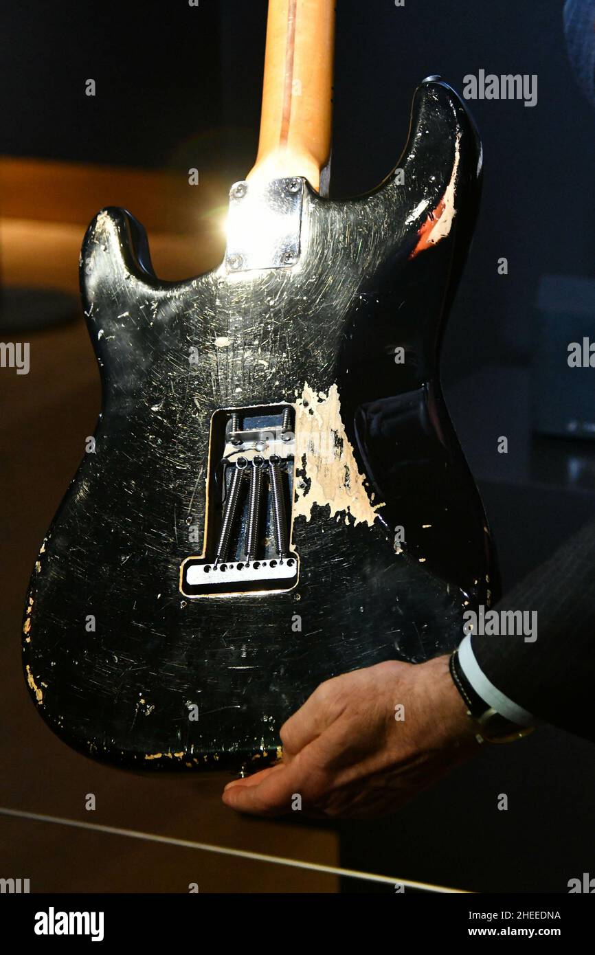 London Britain 20190327 The David Gilmour Guitar Collection at