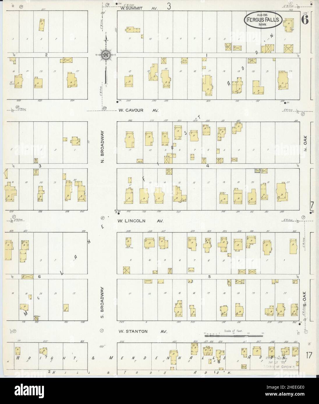 Sanborn Fire Insurance Map from Fergus Falls, Otter Tail County
