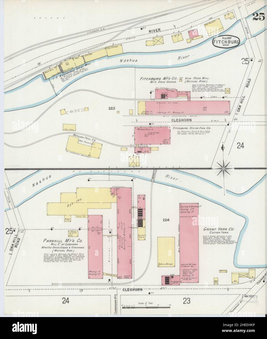 Map of fitchburg hi-res stock photography and images - Alamy