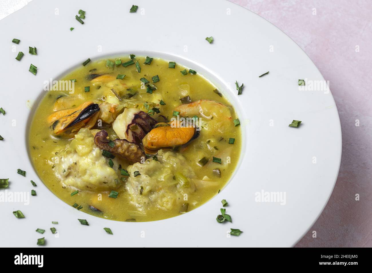 Top view anglerfish recipe hi-res stock photography and images - Alamy