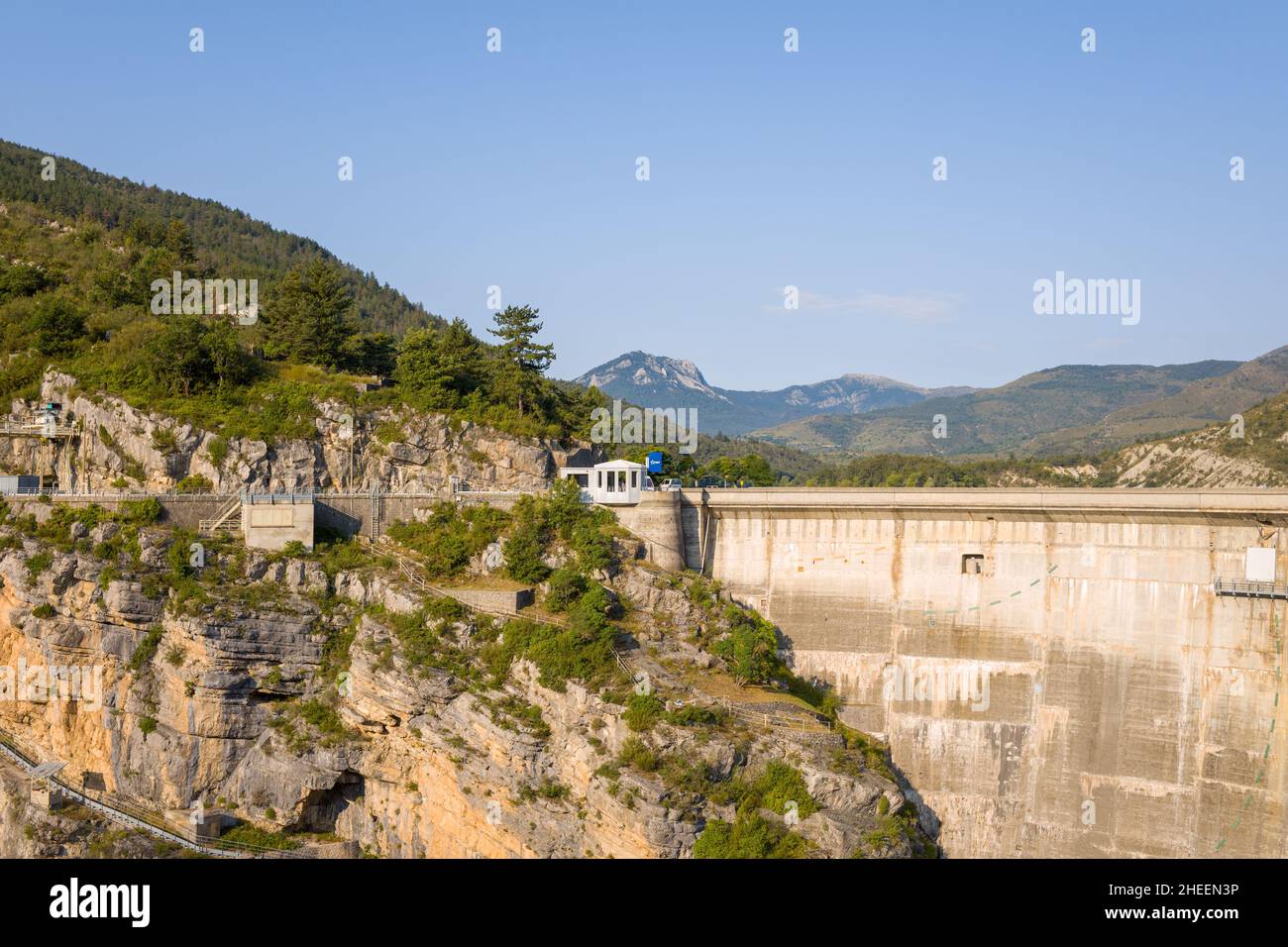 This landscape photo was taken in Europe, in France, Provence Alpes ...