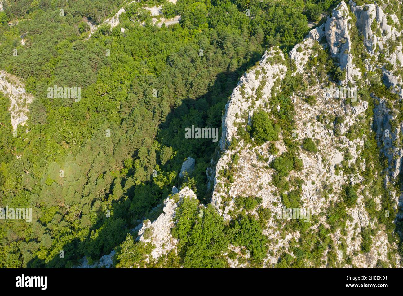 This landscape photo was taken in Europe, in France, Provence Alpes ...