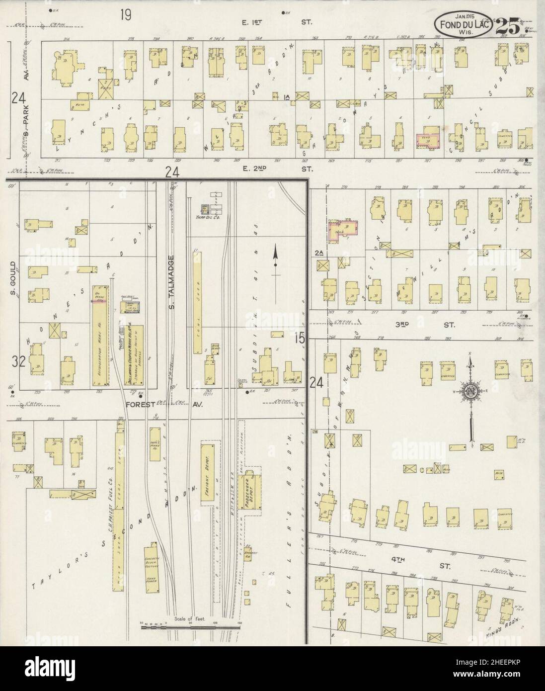 Sanborn Fire Insurance Map from Fond du Lac, Fond du Lac County ...